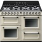 PIANO DE CUISSON MIXTE SMEG MULTI-FOUR 110CM CRÈME VAPOR CLEAN