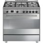 PIANO DE CUISSON MIXTE SMEG 90CM PYROLYSE INOX