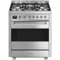 PIANO DE CUISSON MIXTE SMEG 70CM PYROLYSE INOX