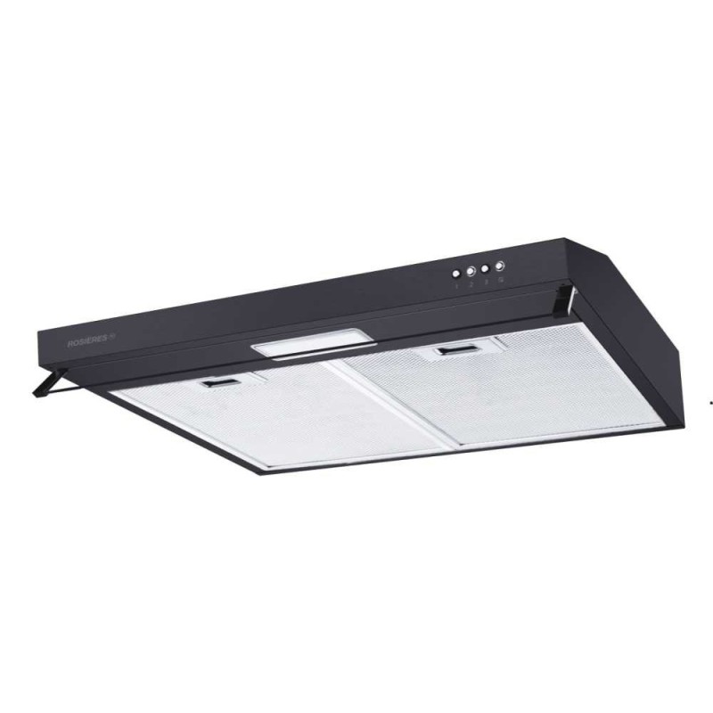HOTTE VISIERES ROSIERES 60CM NOIR 348M3/H RHC638/1PN HOTTE VISIERES ROSIERES 60CM NOIR 348M3/H RHC638/1PN