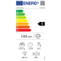 LAVE LINGE 15 KILOS 1100 TOURS LG CLASSE E VOLUME TAMBOUR 127 LITRES 74dB F51P12WH
