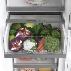 REFRIGERATEUR ENCASTRABLE COMBINÉ ROSIERES CLASSE E GLISSIÈRE NOFROST