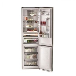 REFRIGERATEUR COMBINE HOOVER NOFROST INOX CLASSE E 60CM