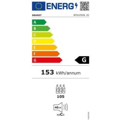 BRANDT Cave à vin multizones BFW105GB