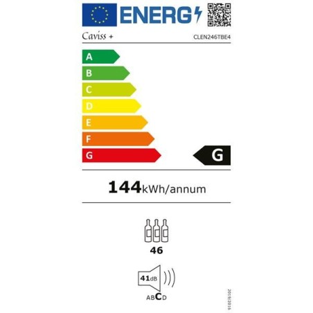 CAVISS Cave à vin encastrable multizones CLEN246TBE4