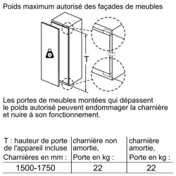 BOSCH Congélateur intégrable No-Frost GIN81AEF0