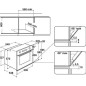 FOUR ENCASTRABLE PYROLYSE WHIRLPOOL 73 LITRE CHALEUR TOURNANTE AKZ9629IX