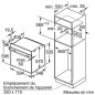 BOSCH Four encastrable nettoyage pyrolyse HBA573BA0