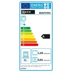 NEFF Four encastrable nettoyage pyrolyse B6AVH7AN1