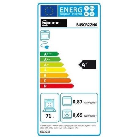 NEFF Four encastrable nettoyage EcoClean B45CR22N0