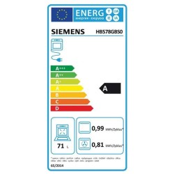 SIEMENS Four encastrable nettoyage pyrolyse HB578GBS0