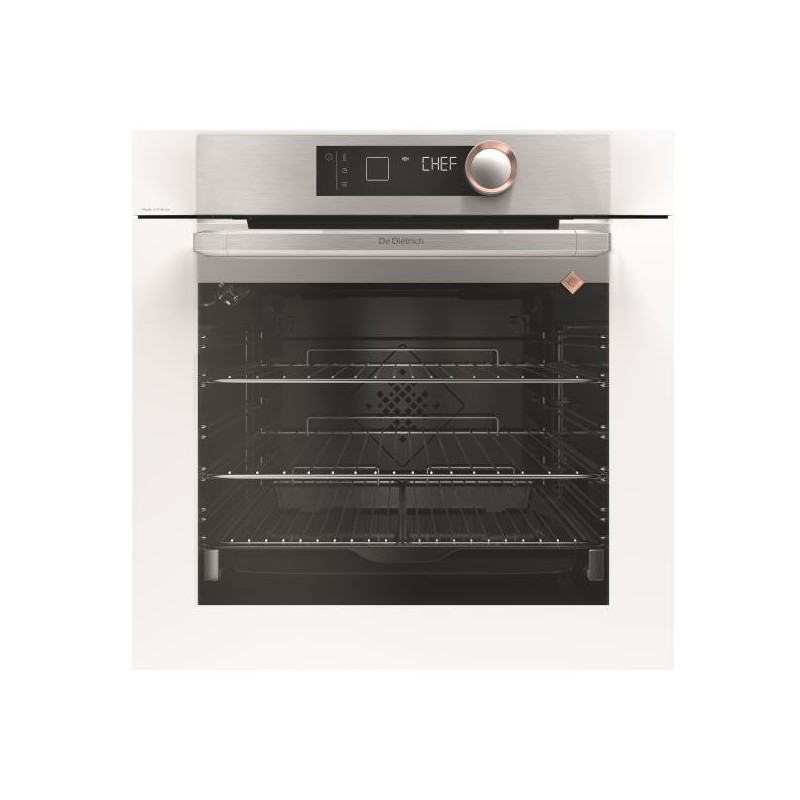 FOUR ENCASTRABLE PYROLYSE 73L DE DIETRICH Mode Chef • Soft Close CHALEUR TOURNANTE, PULSEE DOP8360W