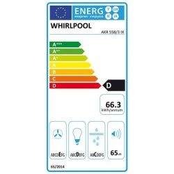 WHIRLPOOL Hotte décorative murale AKR558/3IX