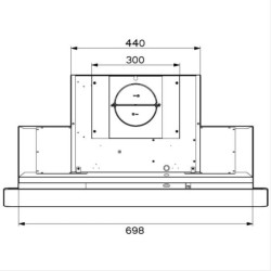 ROBLIN Hotte décorative murale 5630306