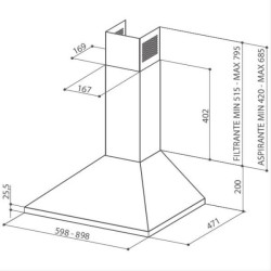 FABER Hotte décorative murale 5605281