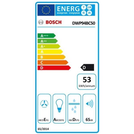 BOSCH Hotte décorative murale DWP94BC50