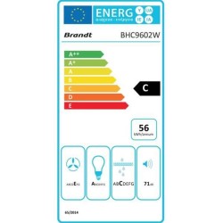 BRANDT Hotte visière BHC9602W
