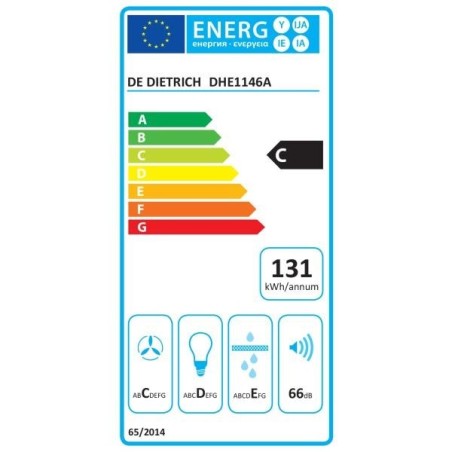 DE DIETRICH Hotte escamotable DHE1146A