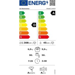 LG Lave-linge séchant frontal F964R71WRST