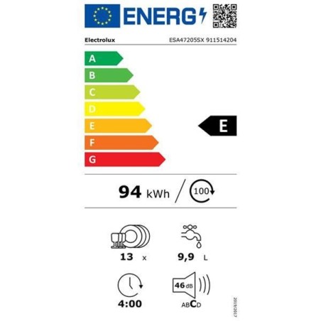 ELECTROLUX Lave-vaisselle largeur 60 cm ESA47205SX