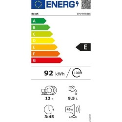 BOSCH Lave-vaisselle intégrable SMI4HTB31E