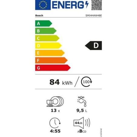 BOSCH Lave-vaisselle intégrable SMI4HAW48E