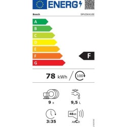 BOSCH Lave-vaisselle Tout-intégrable SPV2IKX10E