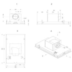 NOVY Plafonnier avec moteur D6831