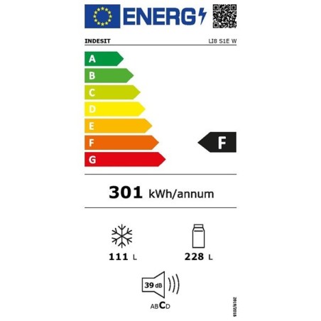 INDESIT Réfrigérateur combiné LI8S1EW