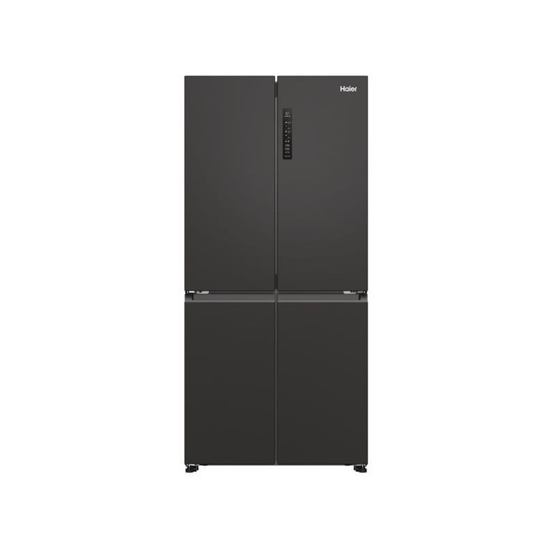Réfrigérateur multiportes Cube Clim Haier HCR3818ENPT noir mat