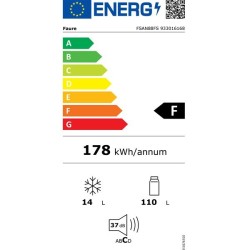 FAURE Réfrigérateur intégrable 1 porte 4 étoiles FSAN88FS