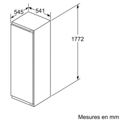 BOSCH Réfrigérateur intégrable 1 porte 4 étoiles KIL82VSF0