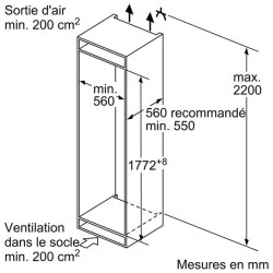 SIEMENS Réfrigérateur combiné KI87VVFE1