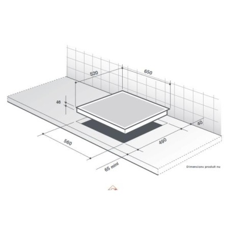 DE DIETRICH Table vitrocéramique DPV7650B