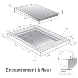 DE DIETRICH Table induction DPI7686XP