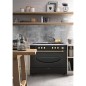 PIANO DE CUISSON TOUT GAZ GLEM 90CM CATALYSE NOIR GU960CMR2