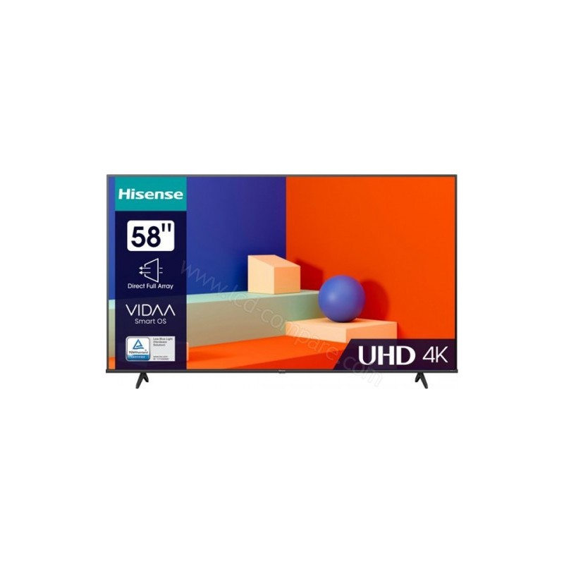 TV LED 147cm 58  UHD 4k HISENSE 58A6K