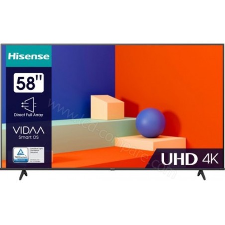 TV LED 147cm 58  UHD 4k HISENSE 58A6K