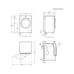 Lave linge Frontal ELETROLUX 10kg EW6F4112RA