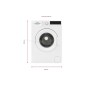 LAVE-LINGE-WINIA-WVD-07T0WW12U45-POSE LIBRE-FRONTAL HUBLOT-7 kg-1200 tr/min-VOL TAMBOUR 45 Litres-MOTEUR CLASSIQUE-