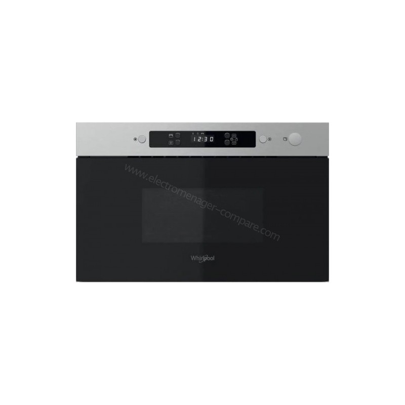 FOUR MICRO ONDES ENCASTRABLE WHIRLPOOL  22 L MBNA900X NOIR/INOX