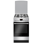 CUISINIERE POSE LIBRE AMICA  4 FOYERS GAZ FOUR 65L CATALYSE ACM604X