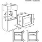 MICRO ONDES-ELECTROLUX-EMS4203TMX-ENCASTRABLE H38 x L56 x P46-19 LITRES-OUVERTURE ELECTRO PORTE-MICRO ONDES 800W-MULTIFONC