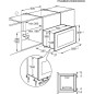 MICRO ONDES-ELECTROLUX-EMS4203TMX-ENCASTRABLE H38 x L56 x P46-19 LITRES-OUVERTURE ELECTRO PORTE-MICRO ONDES 800W-MULTIFONC