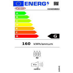 CAVE A VIN DE SERVICE CAVISS POSE LIBRE 42 BOUTEILLES 2 ZONES C242GBE4