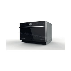 FOUR MICRO ONDE CRISP POSE LIBRE MULTIFONCTION NOIR-INOX WHIRLPOOL 33 LITRES HYDROLYSE 6EME SENS CHEF MENU MWSC9133SB