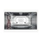 FOUR MICRO ONDE POSE LIBRE MULTIFONCTION BLANC WHIRLPOOL 33 LITRES HYDROLYSE CHEF MENU CHALEUR PULSEE MWSC833W