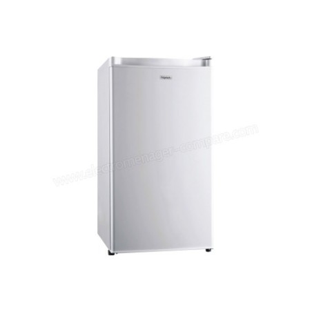 Réfrigérateur Table top 88L net. Classe E. 2 clay verre, Blanc.