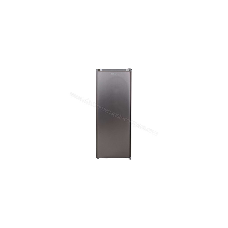 Réfrigérateur Armoire 218L net. Congélateur. Classe E. 3 clay verre, Look Inox.R4A218XE