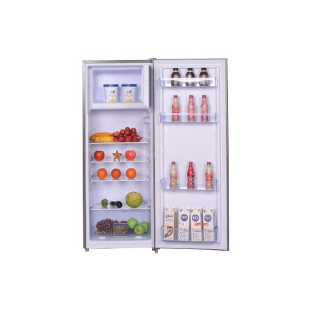 Réfrigérateur Armoire 218L net. Congélateur. Classe E. 3 clay verre, Look Inox.R4A218XE